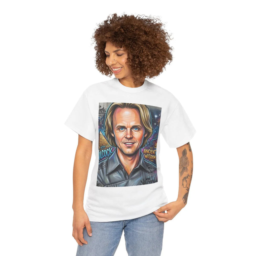 David Wilcock Legendary Urban Graphic Unisex Heavy Cotton Tee by GT Artland