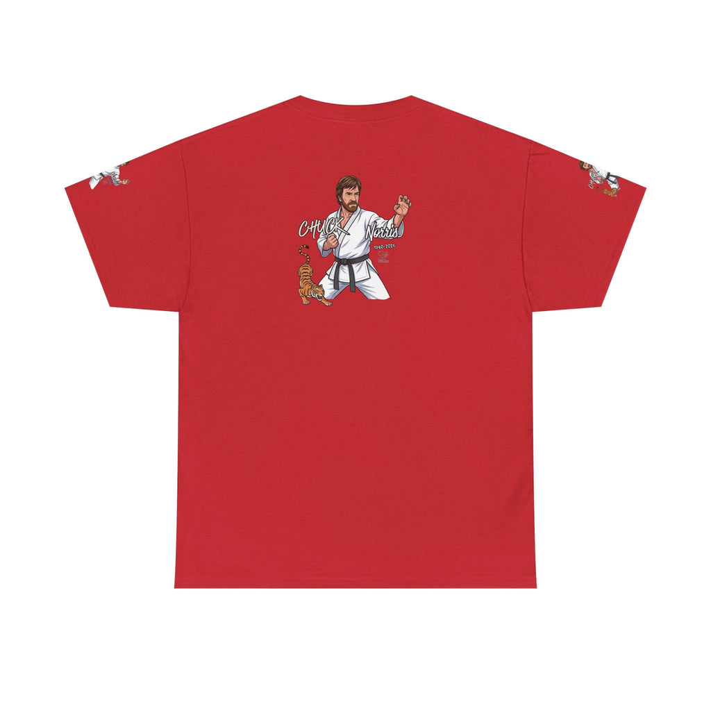Chuck Norris Karate Pose T-Shirt | Tiger Illustration, Martial Arts Tee by GT