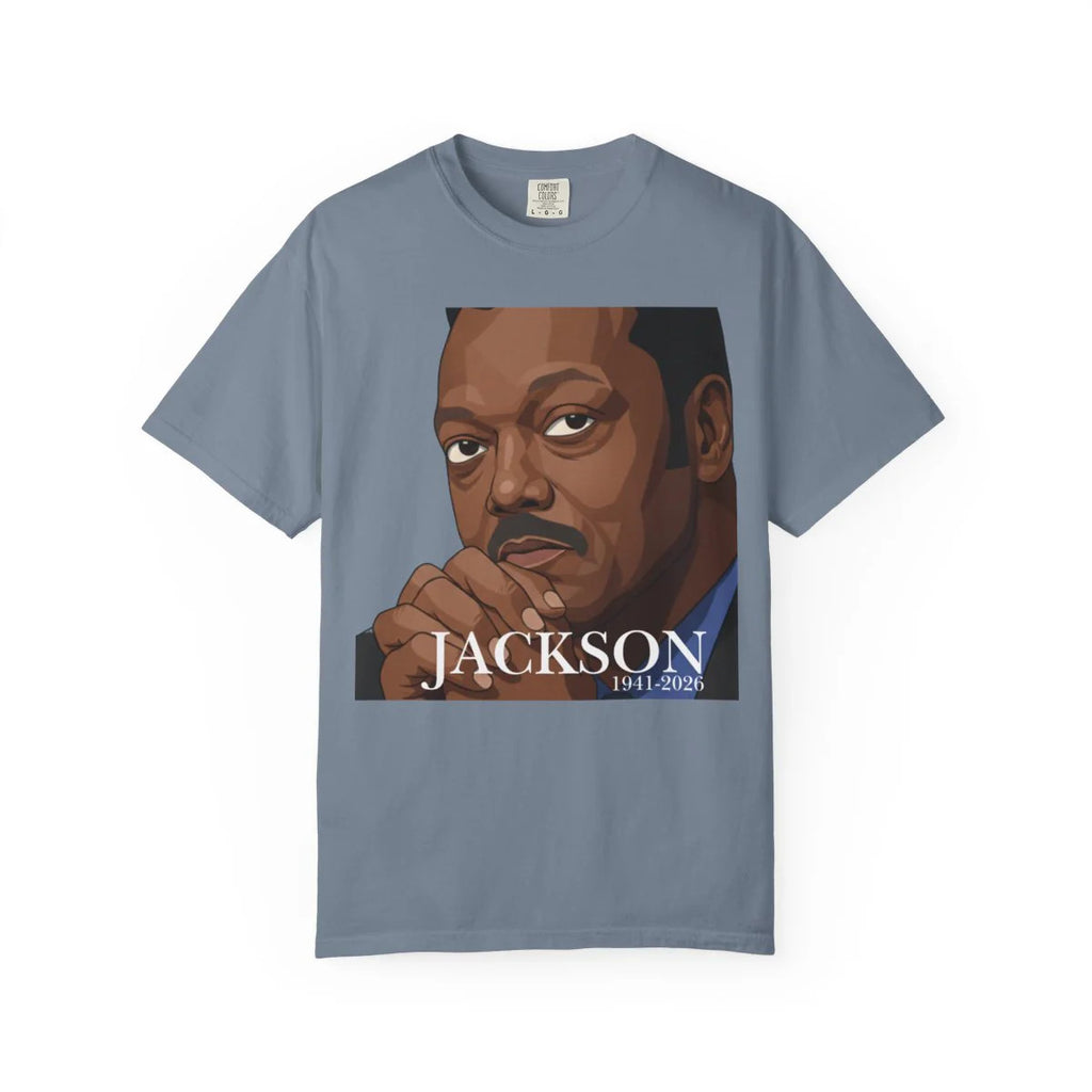 Jesse Jackson Memorial Unisex Garment-Dyed T-shirt by GT Artland