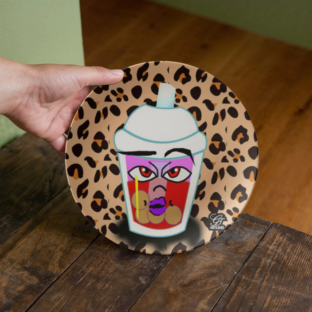 Bubble Tea GT #10 10” Plate by GT Artland