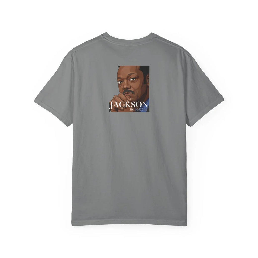 Jesse Jackson Memorial Unisex Garment-Dyed T-shirt by GT Artland