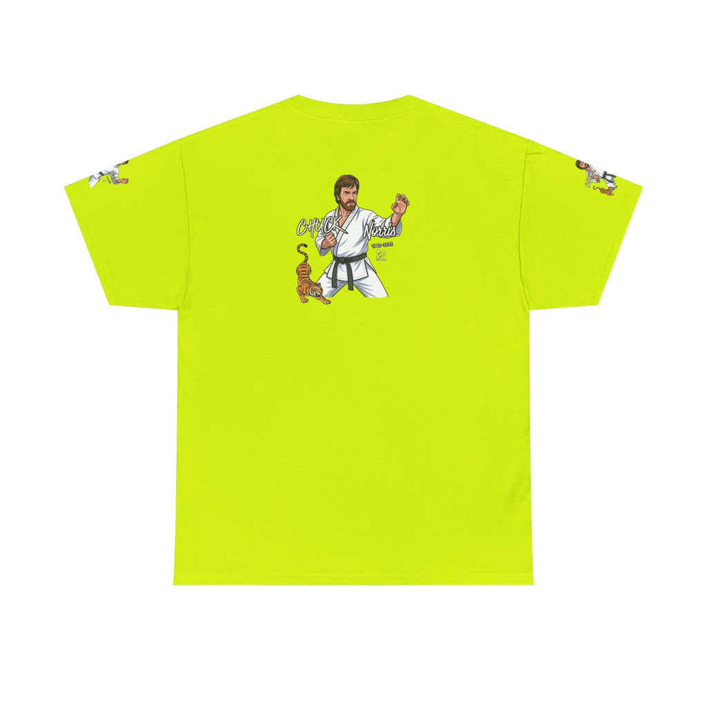 Chuck Norris Karate Pose T-Shirt | Tiger Illustration, Martial Arts Tee by GT