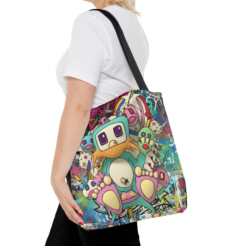 Poon Urban Designer Splash Tote Bag Designer | All-Over Print by GT Artland