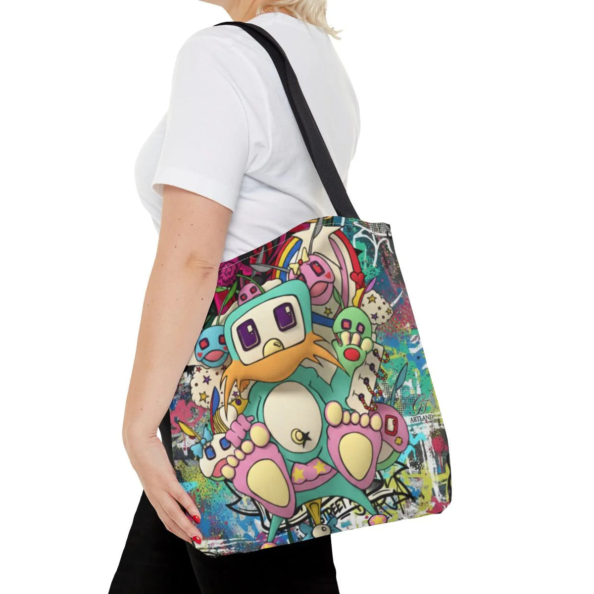 Poon Urban Designer Splash Tote Bag Designer | All-Over Print by GT Artland