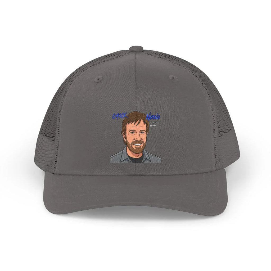 Chuck Norris Toon Designer Trucker Retro Hat by GT Artland