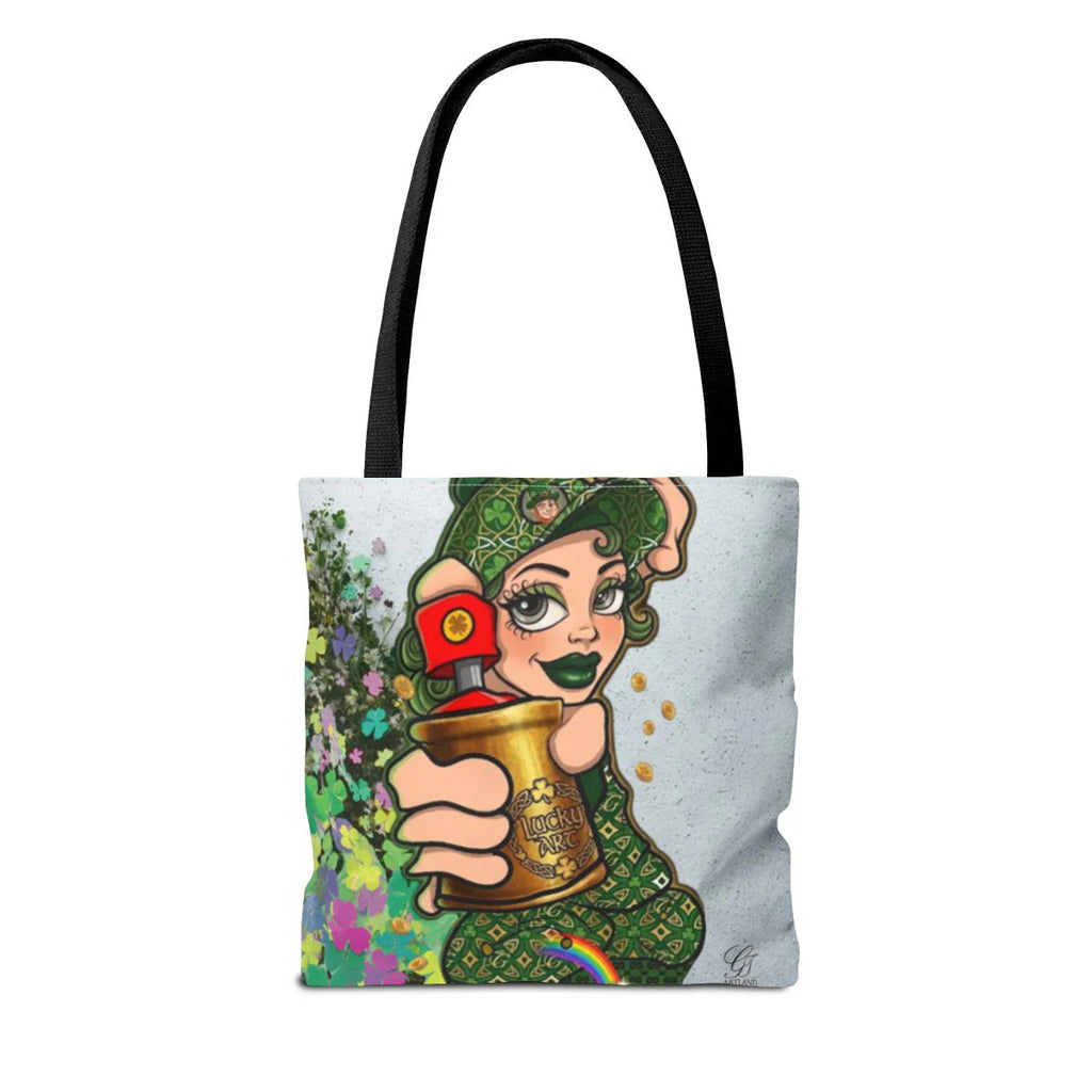 "Lucky Art" Spray Can Vanilla Girl St Patrick Graffiti Splash Theme Designer