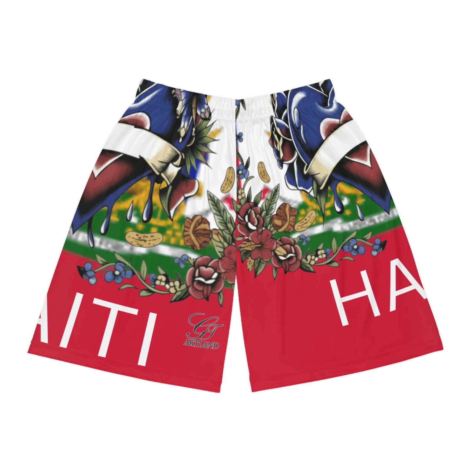 Haitian Pride Basketball Shorts | Print by GT Artland