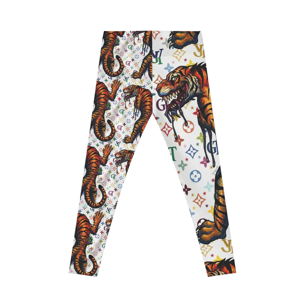 Exotic Tiger High Fashion Wild Card Women's Casual Leggings by GT Artland