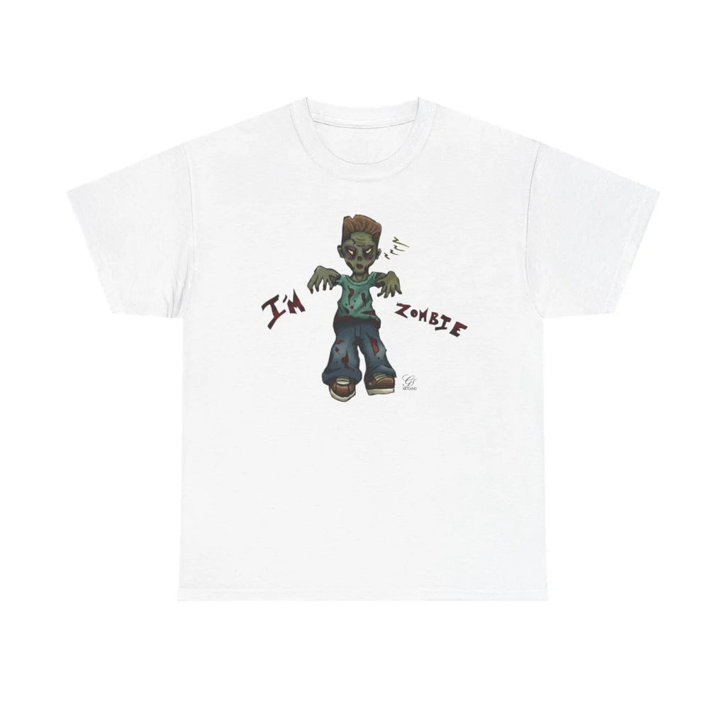Im a Zombie Urban Toon Unisex style Heavy Cotton Tee BY GT ARTLAND