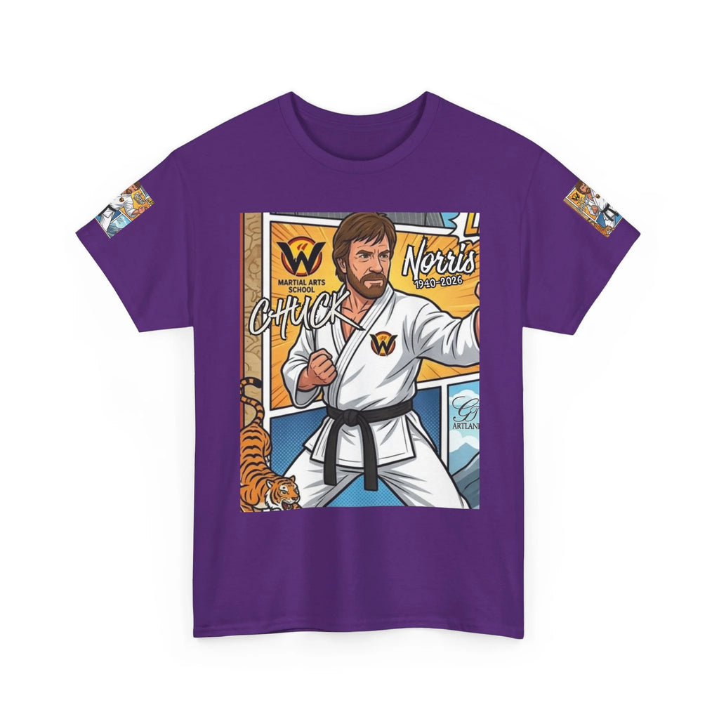 Chuck Norris Legend Karate Master Illustration Tee | Martial Arts Graphic