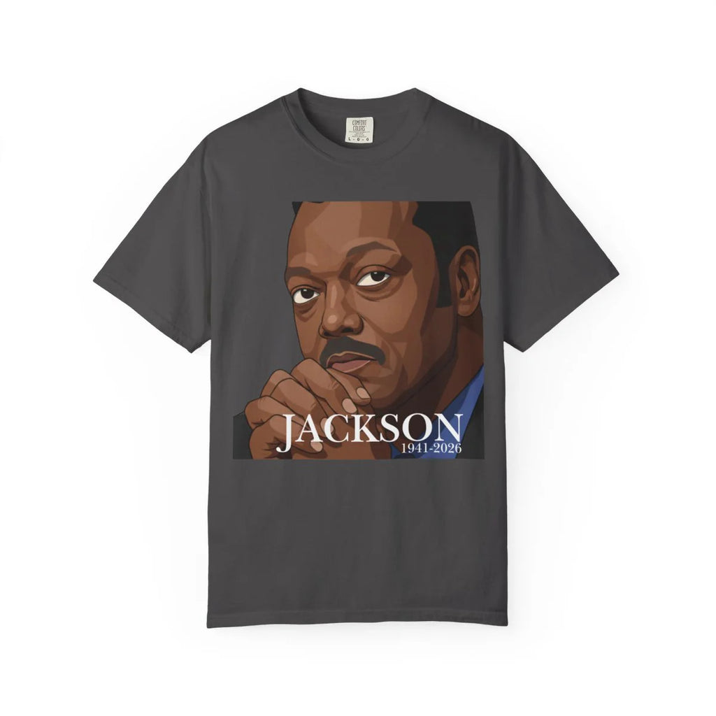 Jesse Jackson Memorial Unisex Garment-Dyed T-shirt by GT Artland