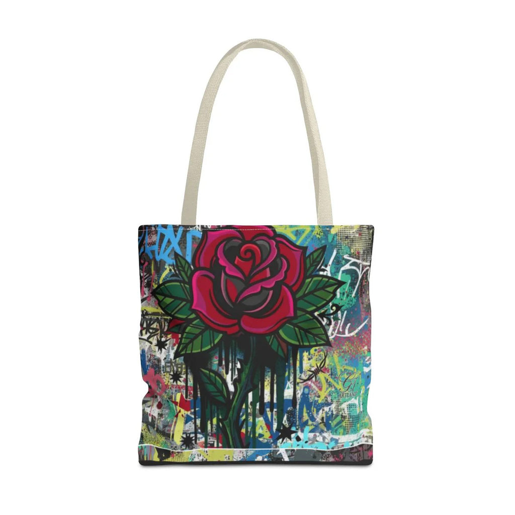Dripping Heart Graffiti Swag Love Drip Designer Tattoo Rose Splash Tote Bag