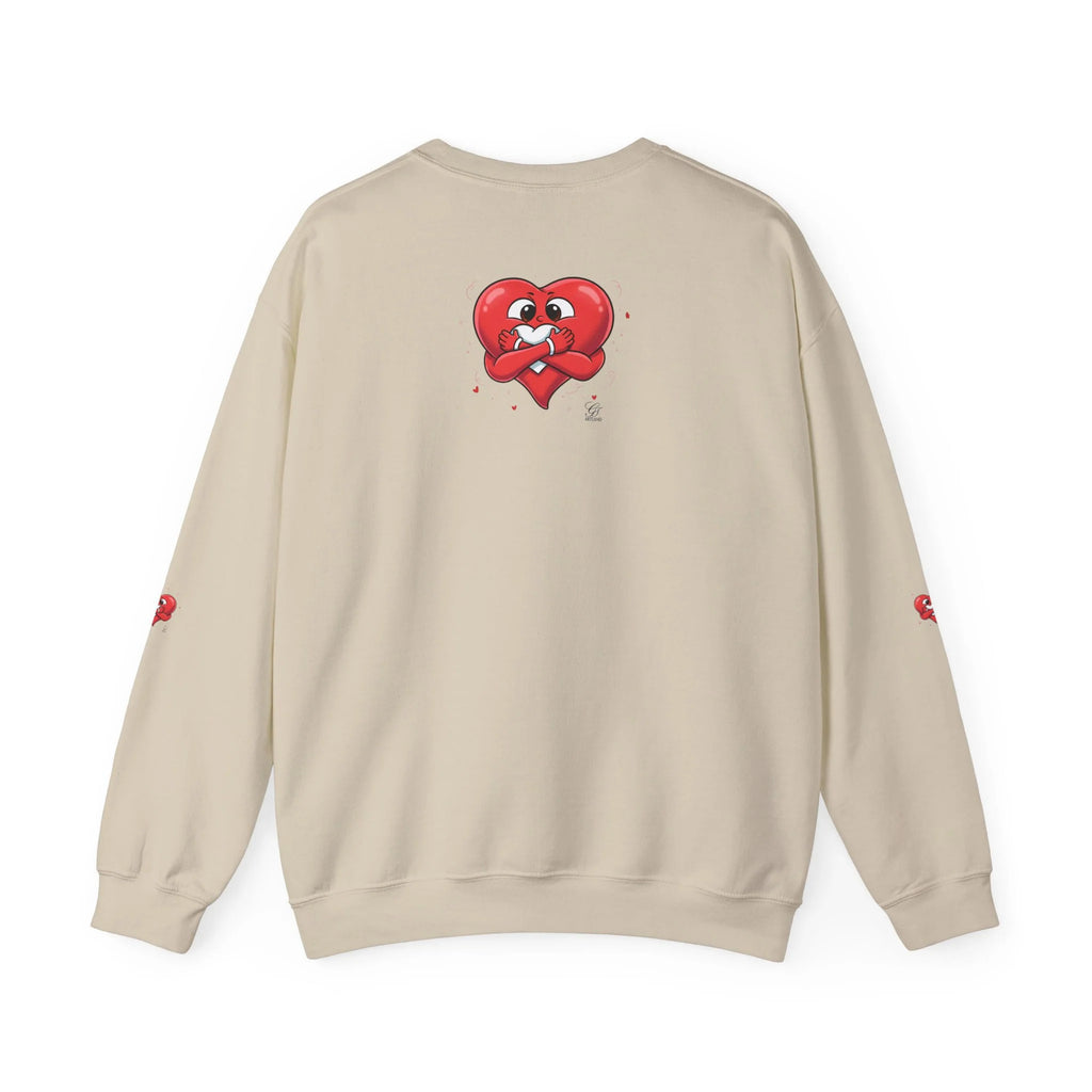 Cute Heart Holding Heart Unisex Heavy Blend™ Crewneck Sweatshirt by GT Artland