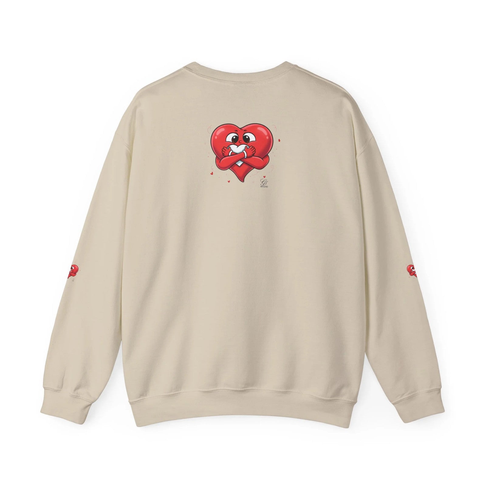 Cute Heart Holding Heart Unisex Heavy Blend™ Crewneck Sweatshirt by GT Artland