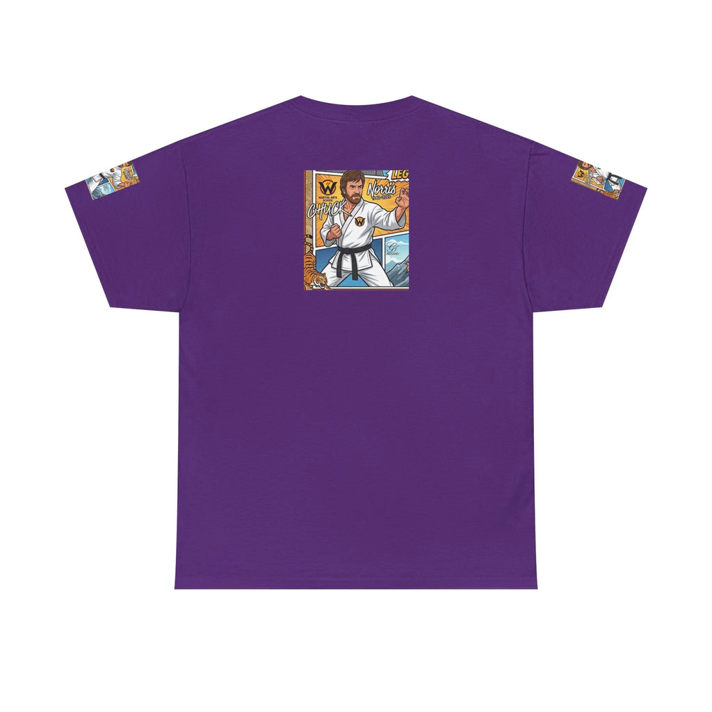 Chuck Norris Legend Karate Master Illustration Tee | Martial Arts Graphic