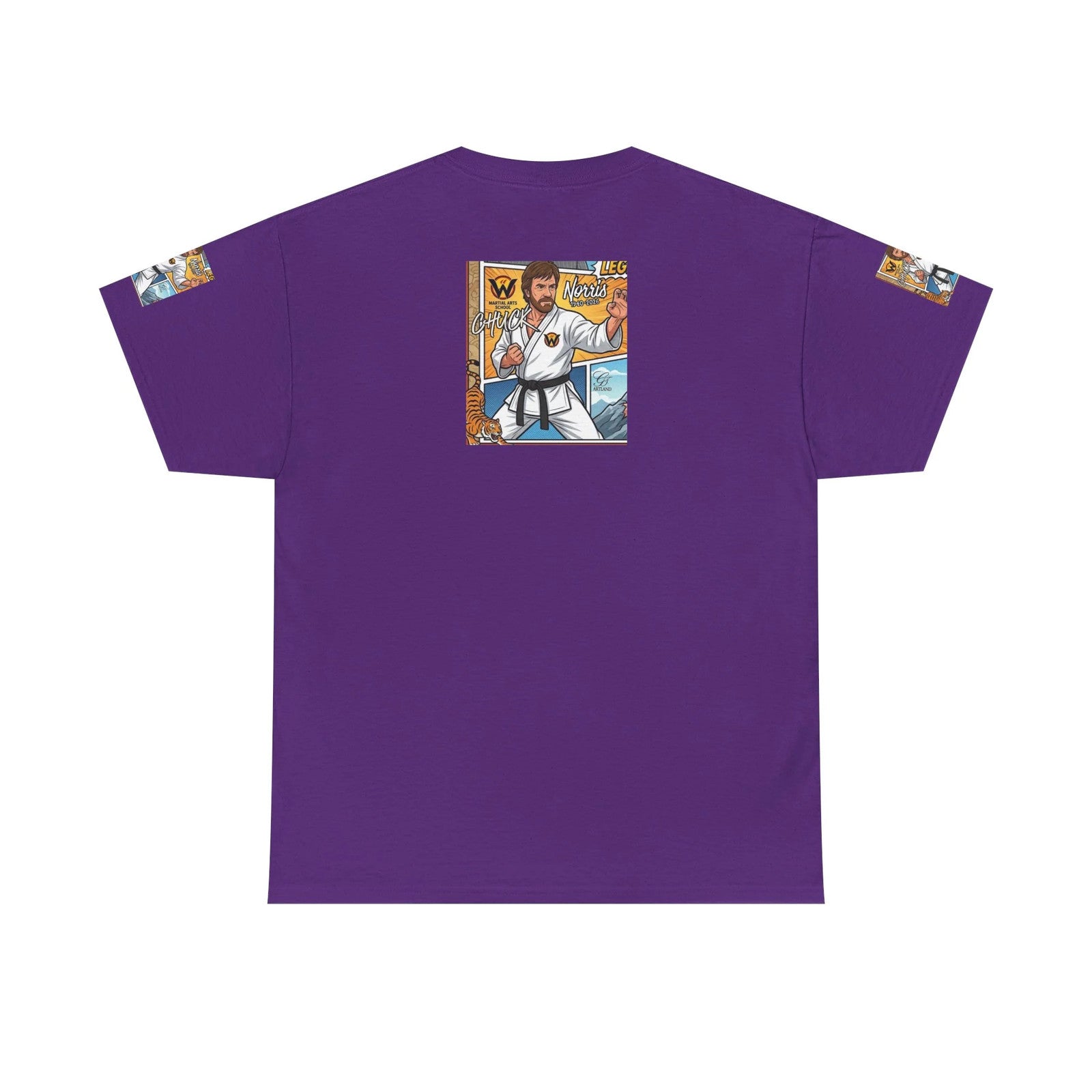 Chuck Norris Legend Karate Master Illustration Tee | Martial Arts Graphic