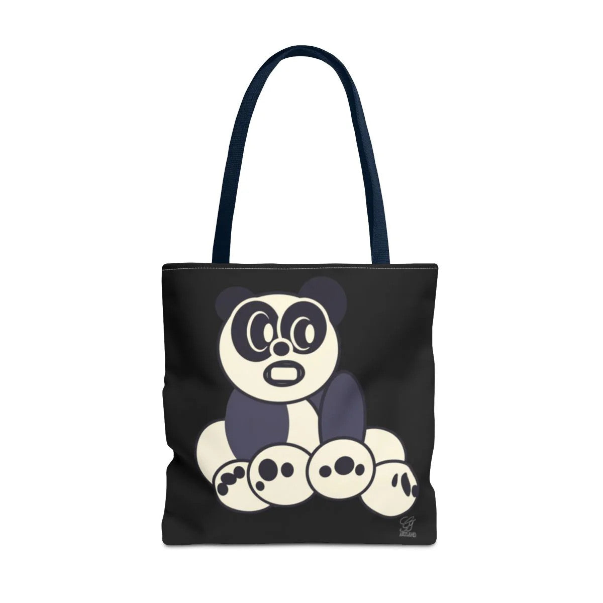 Urban Panda GT Blackout Designer Tote Bag Designer | All-Over Print by GT