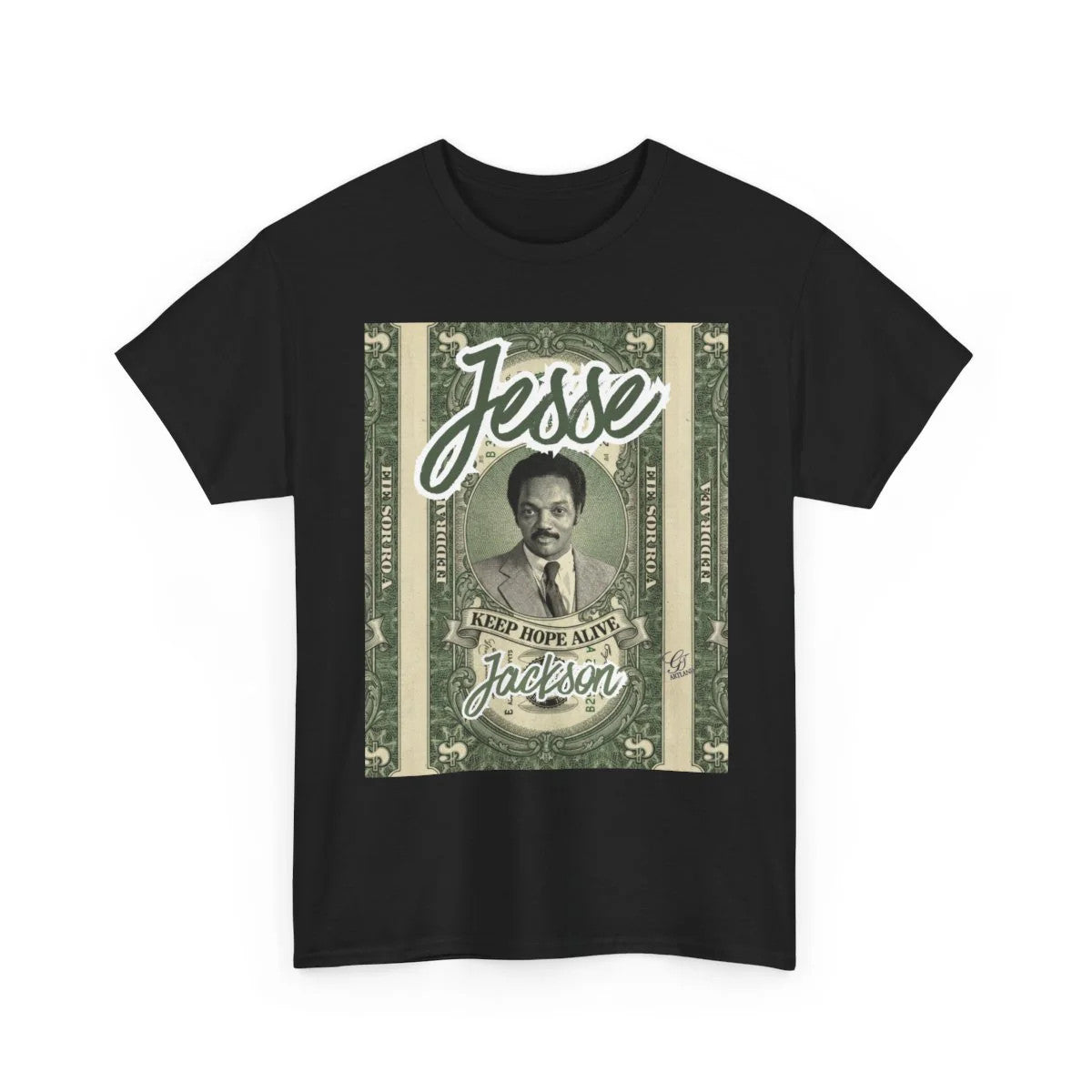 Jesse Jackson Dolla Billin Designer Gear Unisex Heavy Cotton Tee by GT Artland