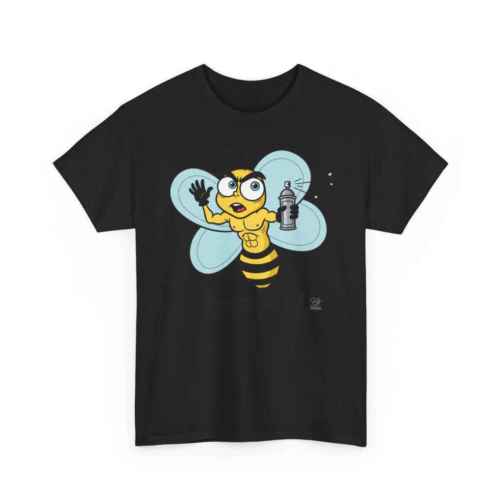 Buzz Off Bumble Bee Toon Unisex style Heavy Cotton Tee BY GT ARTLAND