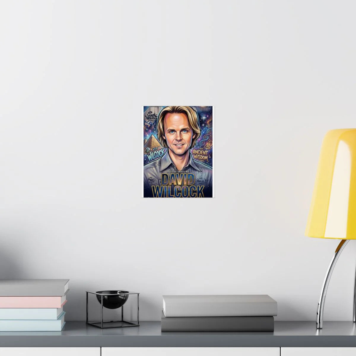 David Wilcock Designer Airbrush Matte Vertical Posters by GT Artland