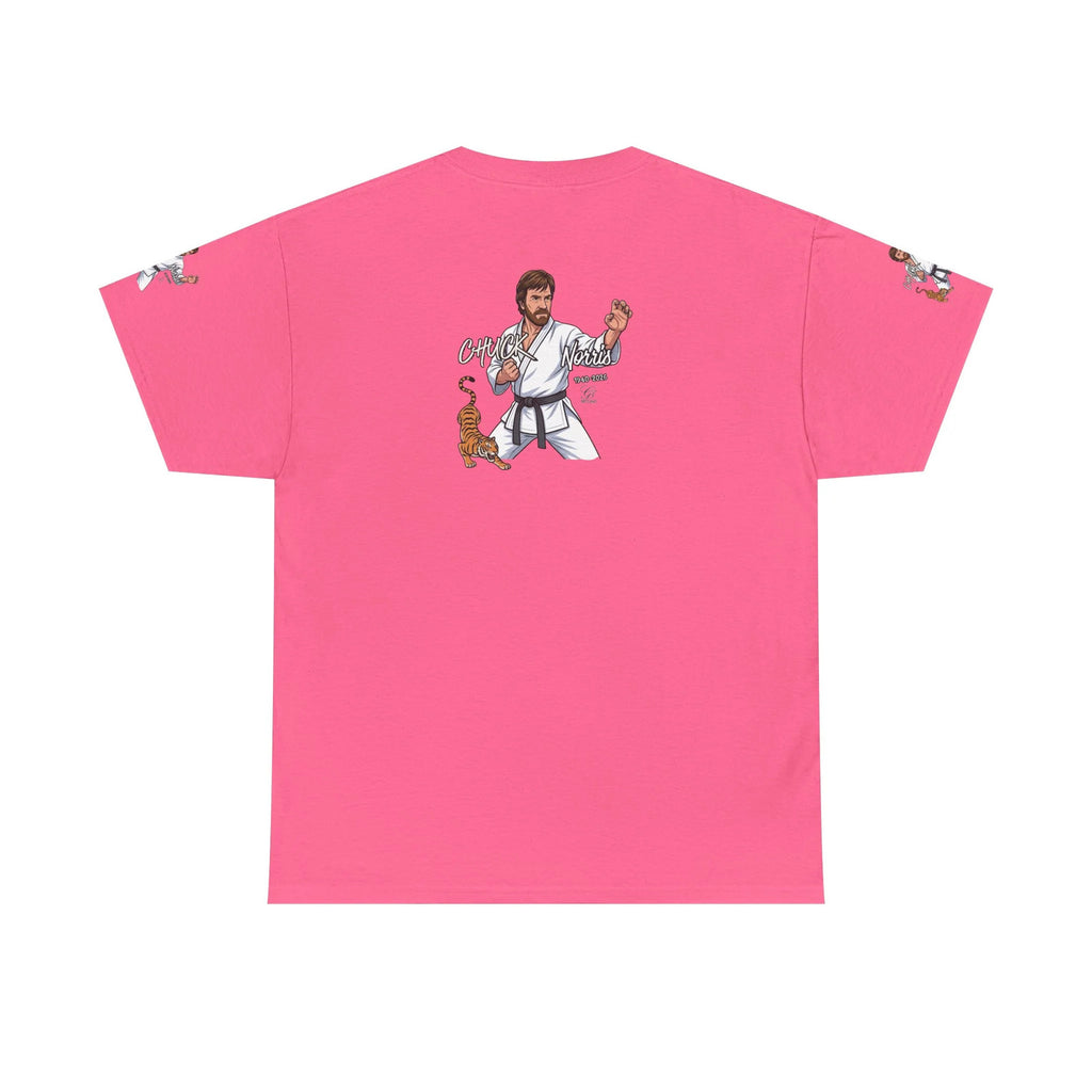Chuck Norris Karate Pose T-Shirt | Tiger Illustration, Martial Arts Tee by GT