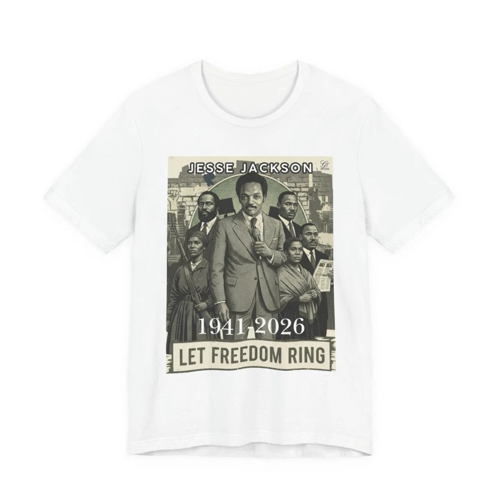 "LET FREEDOM RING" Historical Urban Toon Jesse Jackson Legacy Tribute 1941-2026