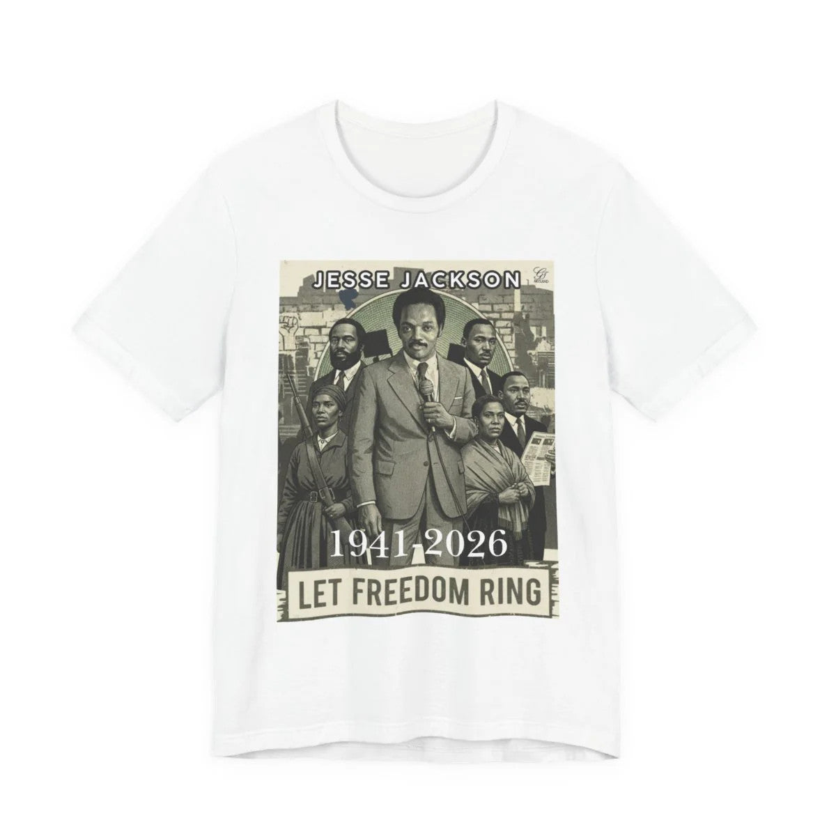 "LET FREEDOM RING" Historical Urban Toon Jesse Jackson Legacy Tribute 1941-2026