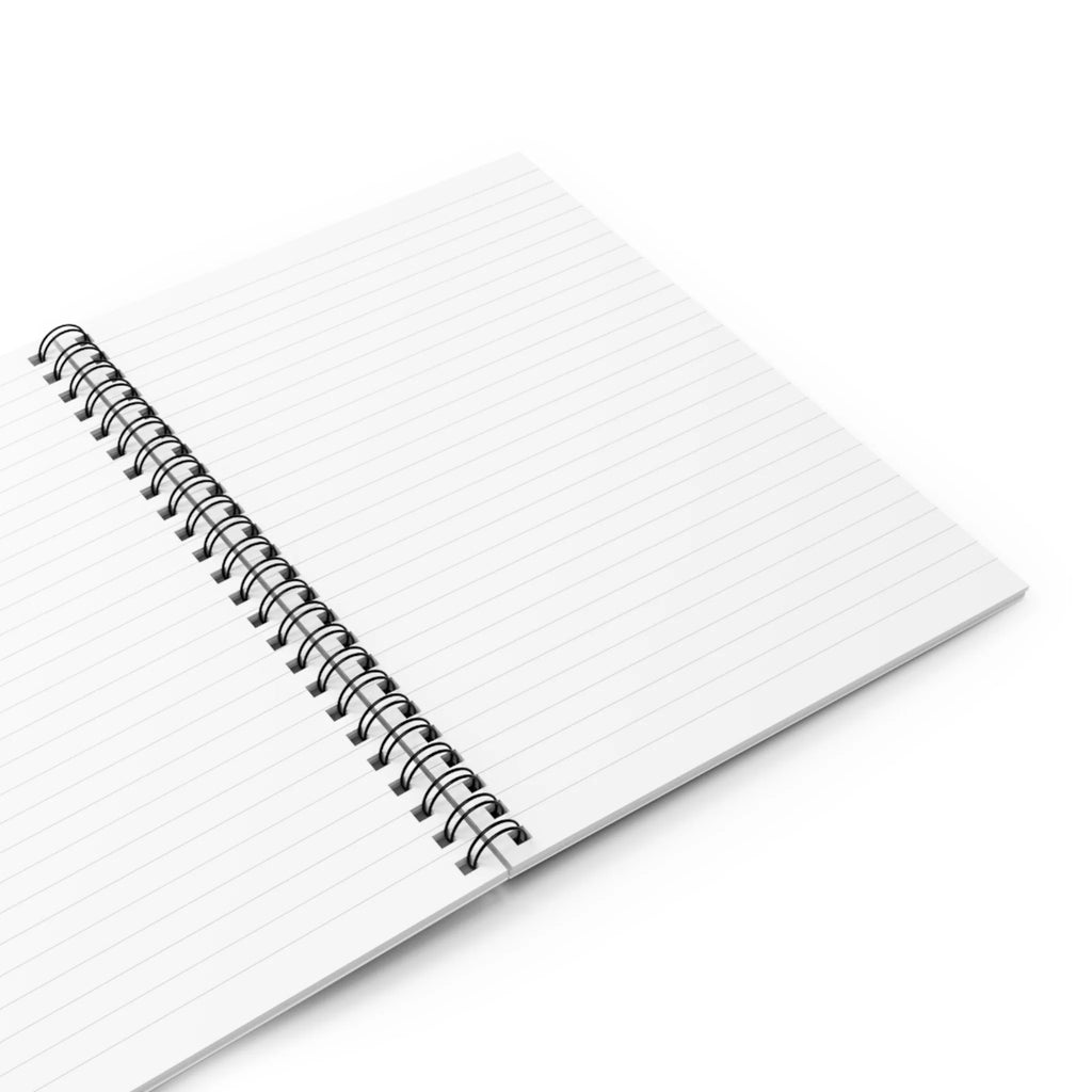 I ️ "TEXT" Customizable Personalized Spiral Notebook - Ruled Line by GT Artland