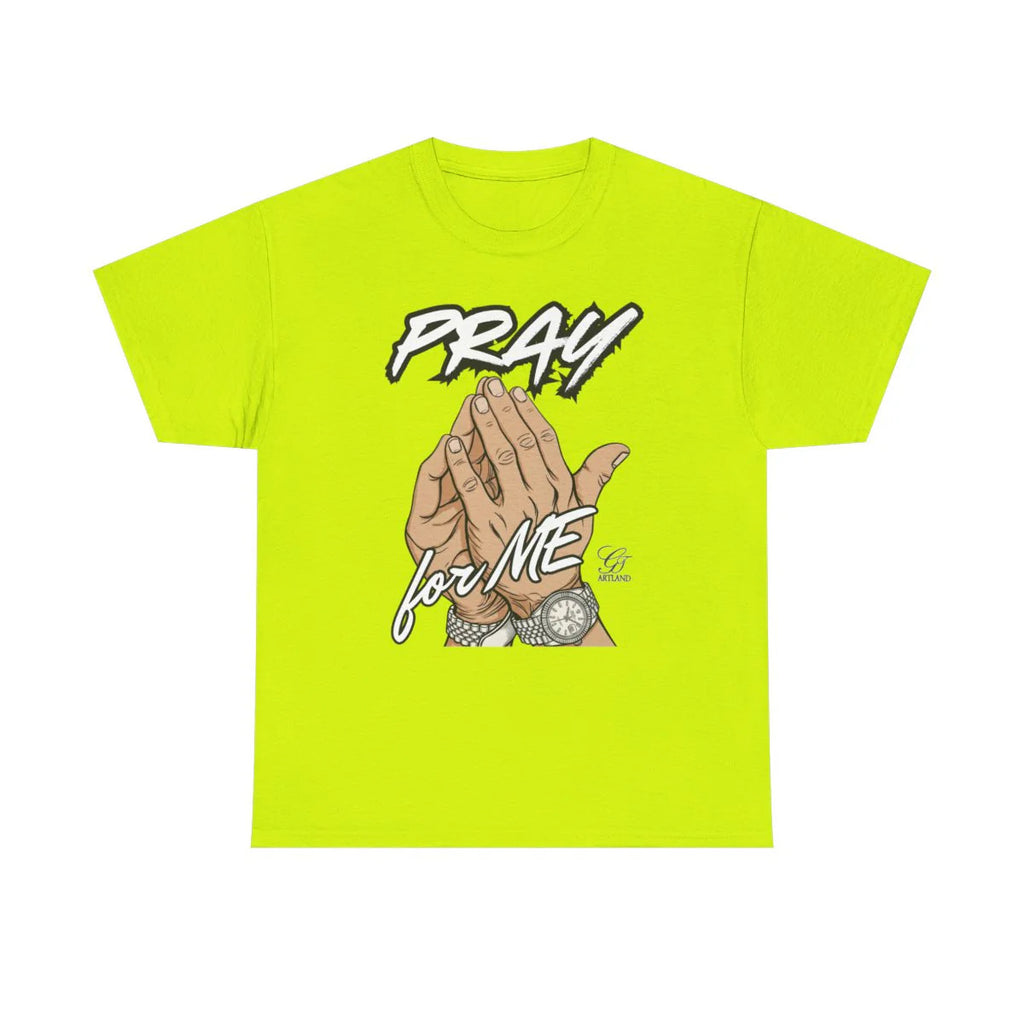 PRAY FOR ME HANDS PRAYING URBAN GRAPHIC Unisex Heavy Cotton Tee BY GT ARTLAND