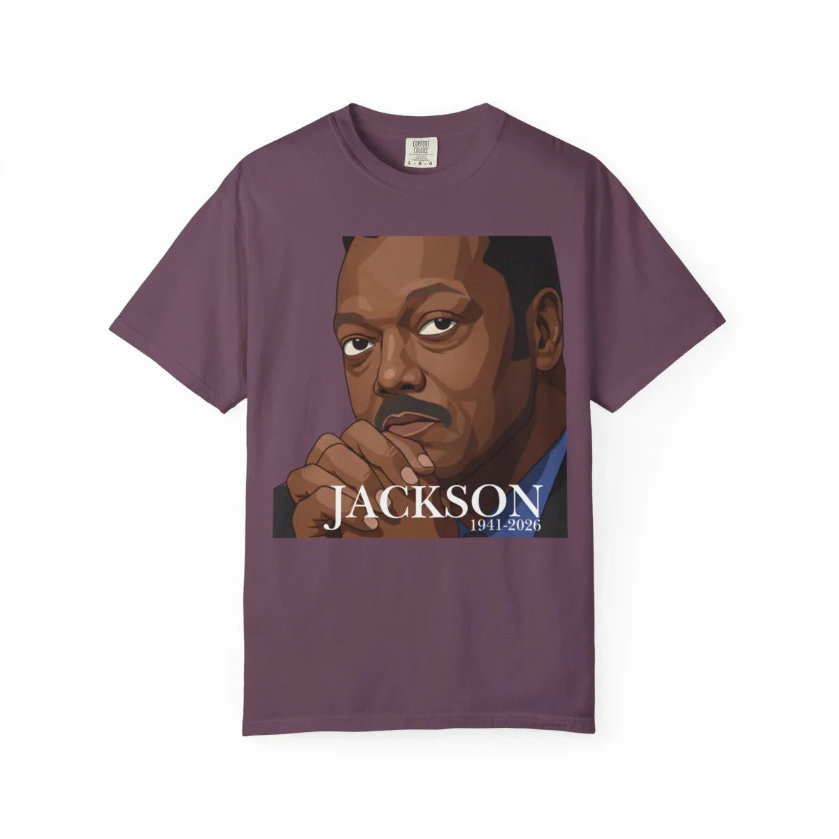Jesse Jackson Memorial Unisex Garment-Dyed T-shirt by GT Artland