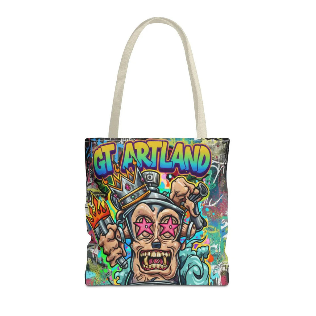 Spray Can King Art God Designer Tote Bag Designer | All-Over Print by GT Artland