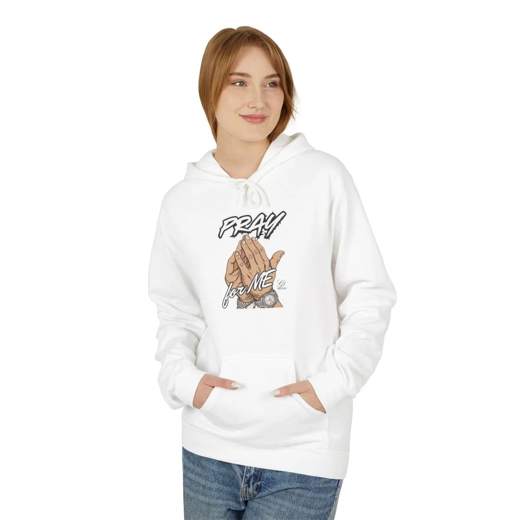 Pray For Me Elite Designer Unisex Midweight Softstyle Fleece Hoodie by GT