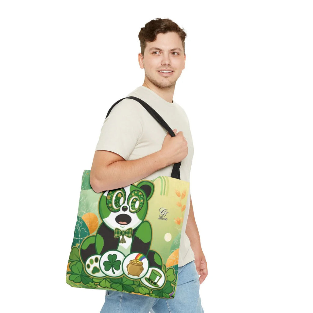 Irish Panda Urban Swag Designer Tote Bag by GT Artland
