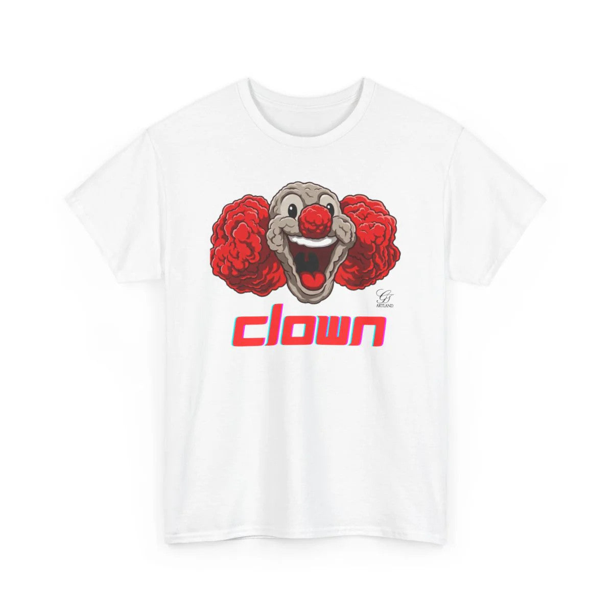 Clown Smoke Designer Style Unisex Heavy Cotton Tee by GT Artland