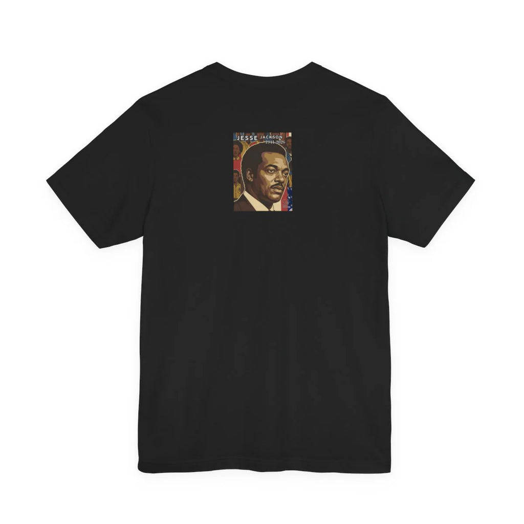 Historical Jesse Jackson Legacy Tribute with Top Title 1941-2026 Afro Style