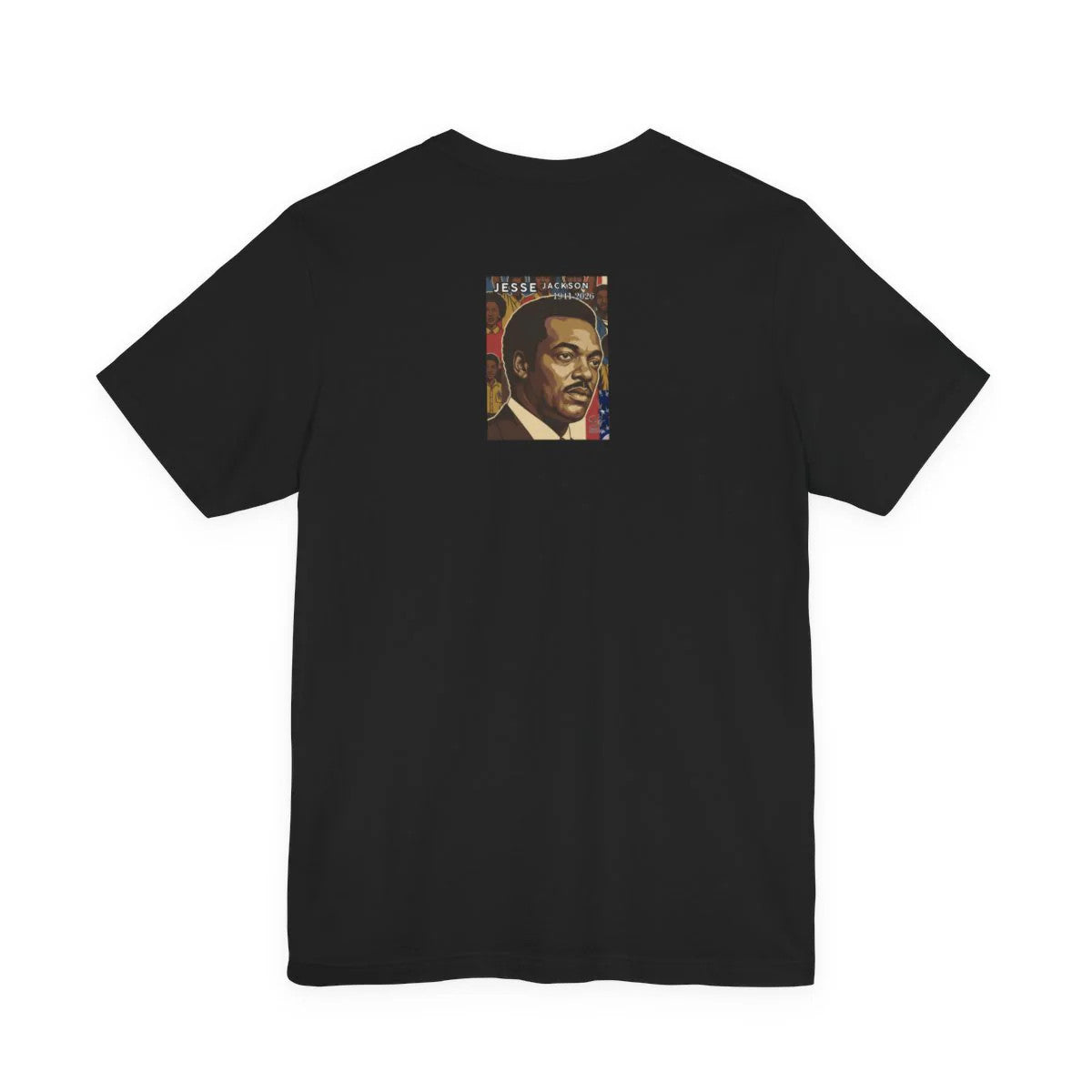 Historical Jesse Jackson Legacy Tribute with Top Title 1941-2026 Afro Style