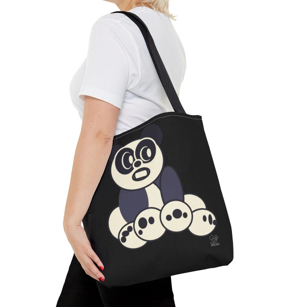 Urban Panda GT Blackout Designer Tote Bag Designer | All-Over Print by GT