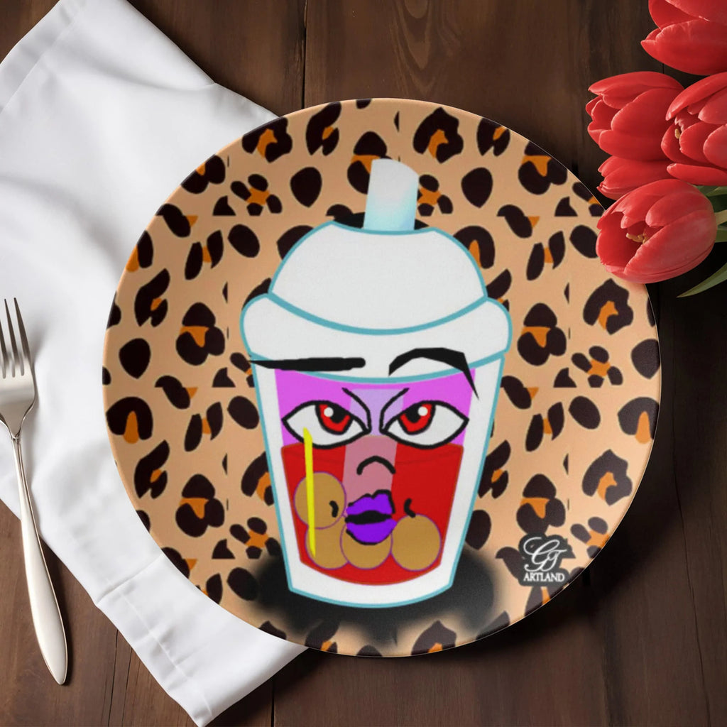 Bubble Tea GT #10 10” Plate by GT Artland