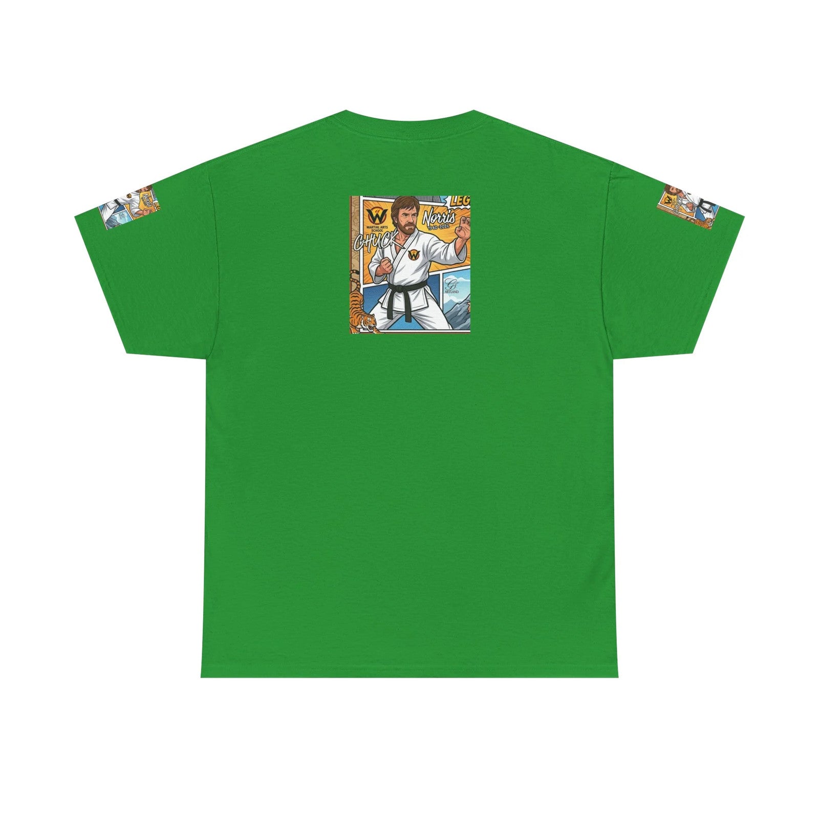 Chuck Norris Legend Karate Master Illustration Tee | Martial Arts Graphic