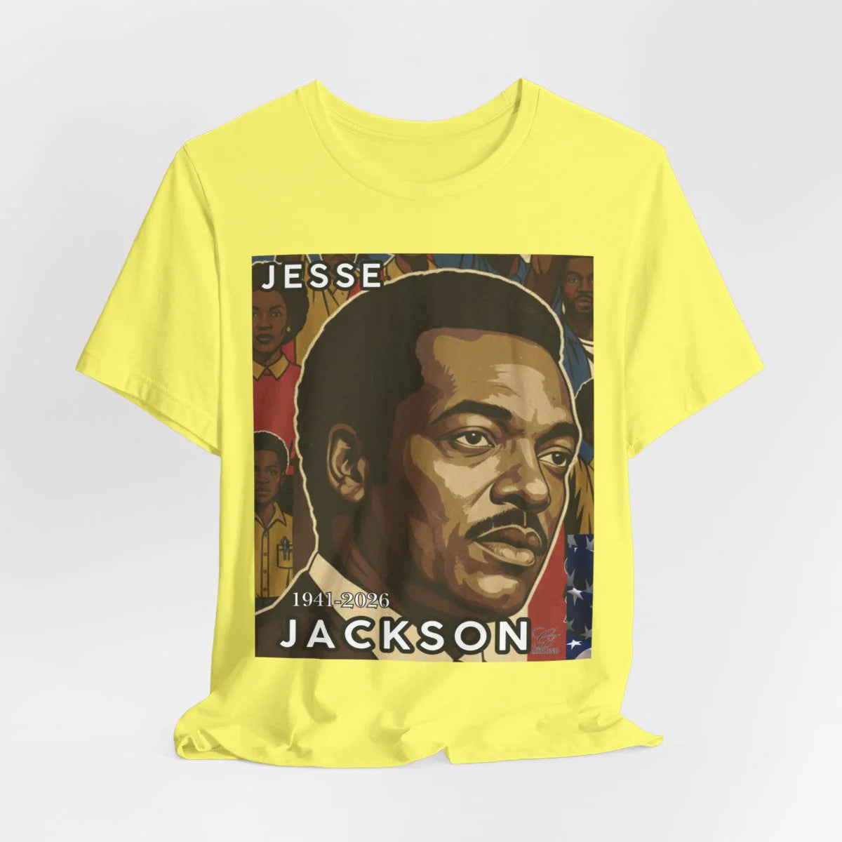 Historical Jesse Jackson Legacy Tribute with Titled 1941-2026 Afro Style Unisex