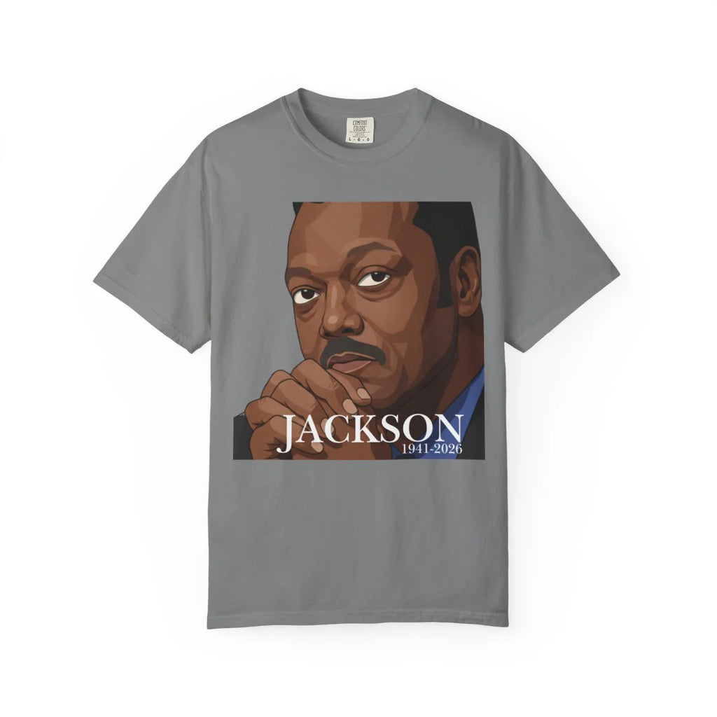 Jesse Jackson Memorial Unisex Garment-Dyed T-shirt by GT Artland