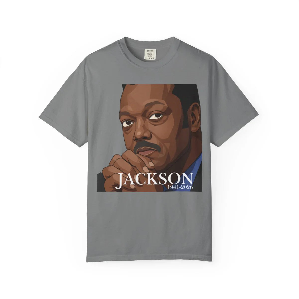 Jesse Jackson Memorial Unisex Garment-Dyed T-shirt by GT Artland