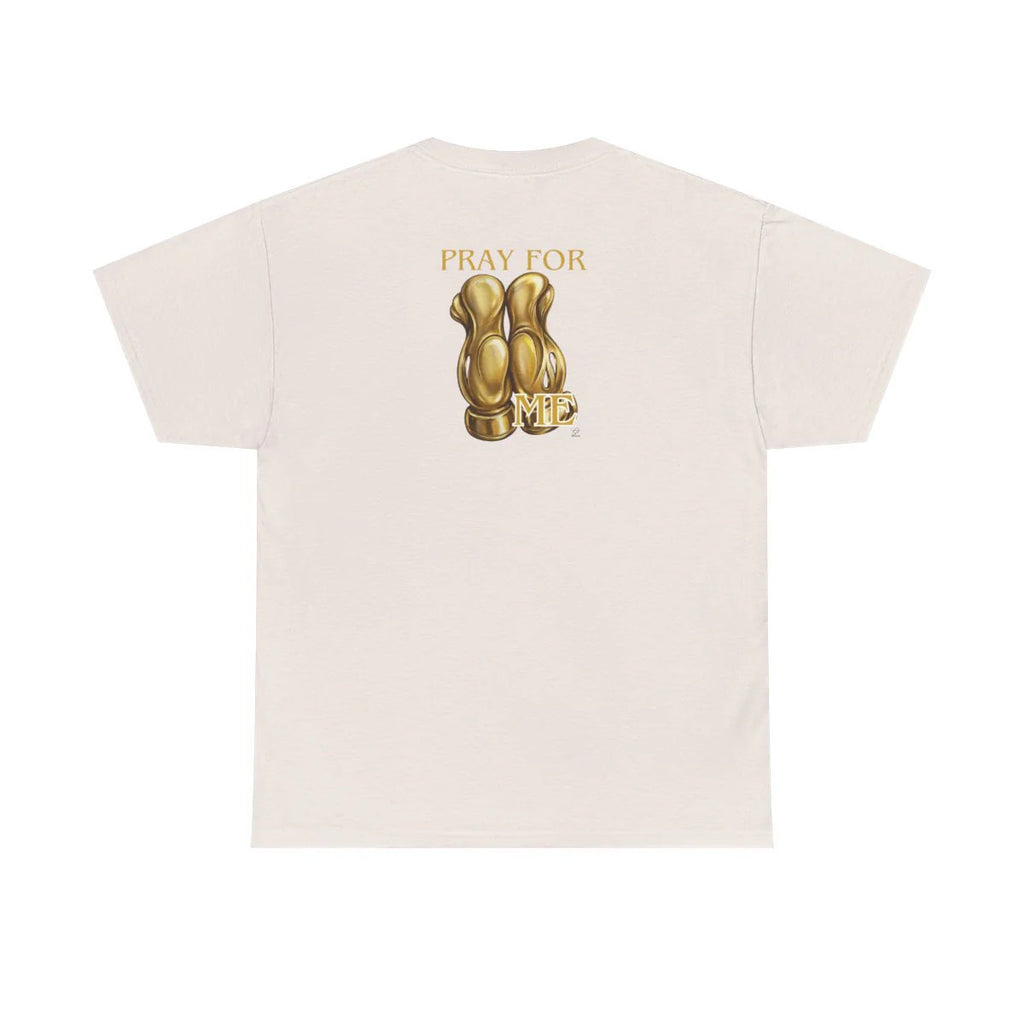 Pray For Me Gold Mikki Edtion Urban City Swag Unisex Heavy Cotton Tee by GT