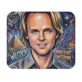 David Wilcock Airbrush Portrait Mouse Pad | Ancient Wisdom, Pyramid, DNA Art by