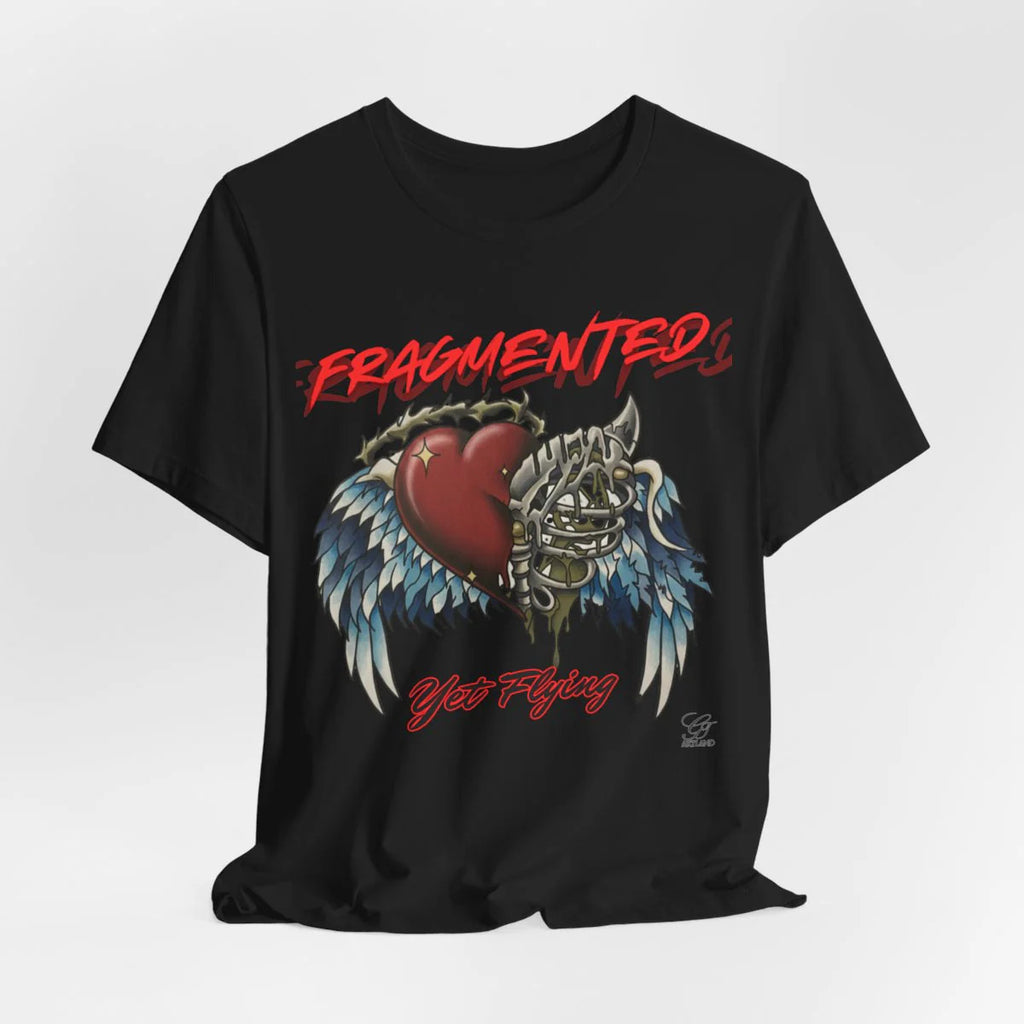 Fragmented Yet Flying Motivational Unisex Jersey Short Sleeve Tee