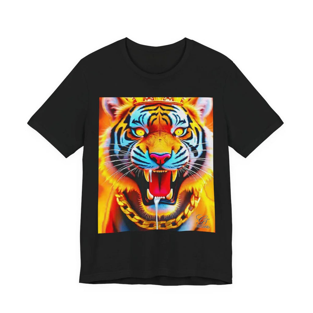 Hungry Fire Tiger Unisex Jersey Short Sleeve Tee by GT Artland