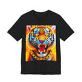 Hungry Fire Tiger Unisex Jersey Short Sleeve Tee by GT Artland