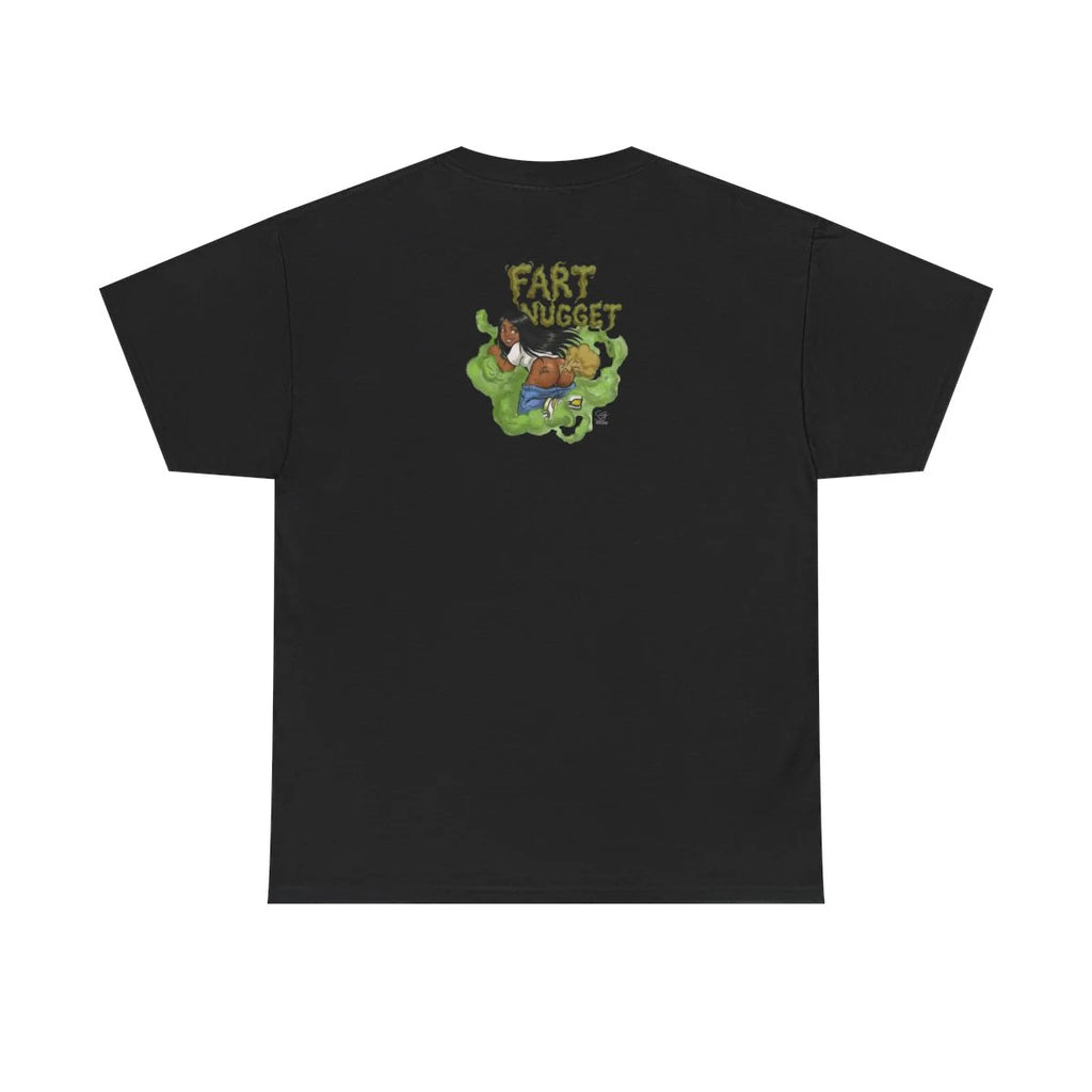 Fart Nugget Ebony Girl Unisex Heavy Cotton Tee by GT Artland