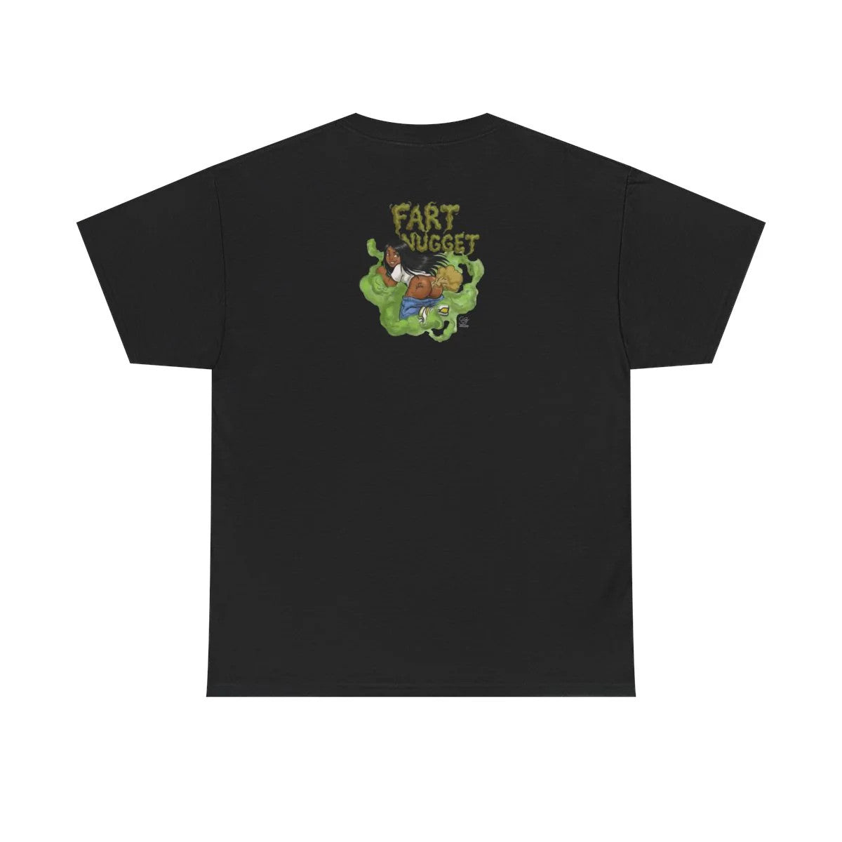 Fart Nugget Ebony Girl Unisex Heavy Cotton Tee by GT Artland