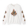 Psychedelic All-Seeing Eye Sweatshirt | Triangle Eye Flame Rainbow Drip by GT
